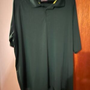 Under Armour Dark Green Striped Polo Shirt